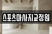 스포츠마사지교정원