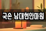 국손 남대현안마원
