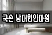 국손 남대현안마원