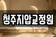 청주지압교정원