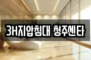 3H지압침대 청주센타