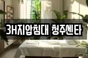 3H지압침대 청주센타