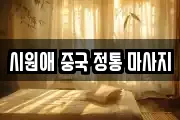 시원애 중국 정통 마사지