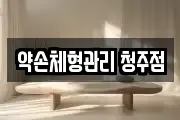 약손체형관리 청주점