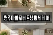 청주마사지베트남황제케어