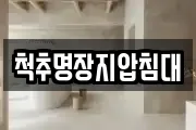 척추명장지압침대