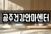 충청남도 공주시 교동 마사지, 지압등 업체정보