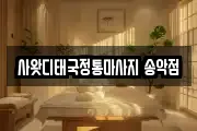 사왓디태국정통마사지 송악점