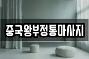 중국왕부정통마사지