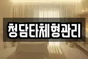 청담타체형관리