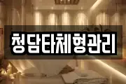 청담타체형관리