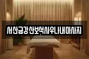 서산금강산보석사우나내마사지