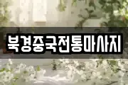 북경중국전통마사지