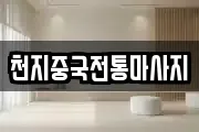 천지중국전통마사지