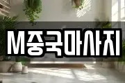 M중국마사지