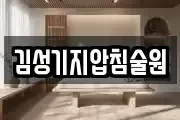 김성기지압침술원