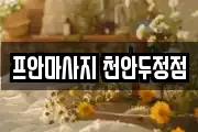 프안마사지 천안두정점