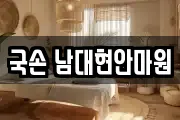 국손 남대현안마원
