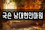 국손 남대현안마원