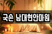 국손 남대현안마원
