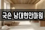 국손 남대현안마원