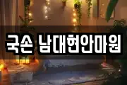 국손 남대현안마원