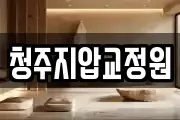 청주지압교정원