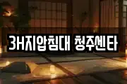 3H지압침대 청주센타