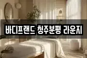 충청북도 청주시 서원구 미평동 마사지, 지압등 업체정보