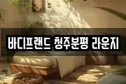 바디프랜드 청주분평 라운지