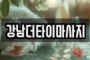 강남더타이마사지