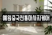 예원중국전통마사지케어