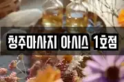 충청북도 청주시 흥덕구 신봉동 마사지, 지압등 업체정보