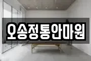 오송정통안마원