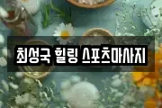 최성국 힐링 스포츠마사지
