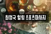 최성국 힐링 스포츠마사지