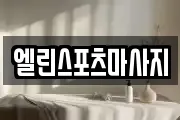 엘린스포츠마사지