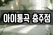 아이통곡 충주점